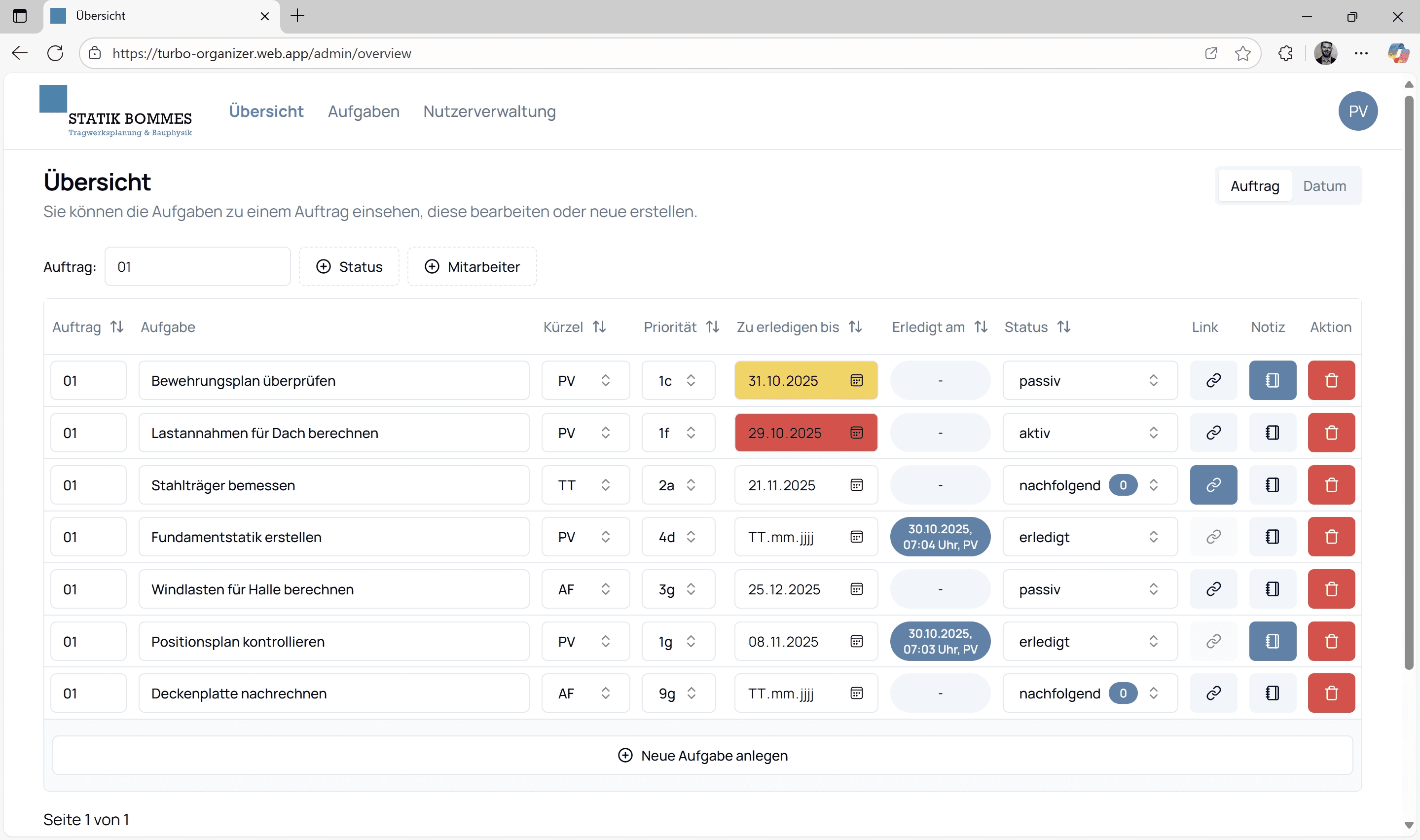 Image of Turbo Organizer – Task Management & Collaboration Platform